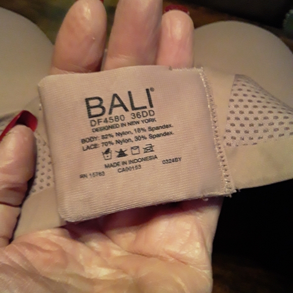 NWOT Bali 36DD Mauve Beautiful Padded underwire Gorgeous Bra - Picture 11 of 12